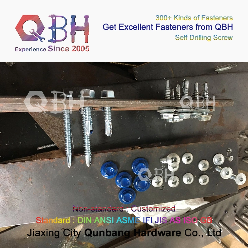 Qbh modificó el tornillo del SDS para requisitos particulares de la cabeza de la oblea del braguero