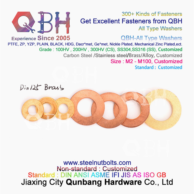 El Todo-tipo primavera plana de QBH DIN125 DIN127 F436 F436M F959 F959M DIN434 DIN436 NFE25-511 afiló la lavadora cuadrada redonda dentada 2